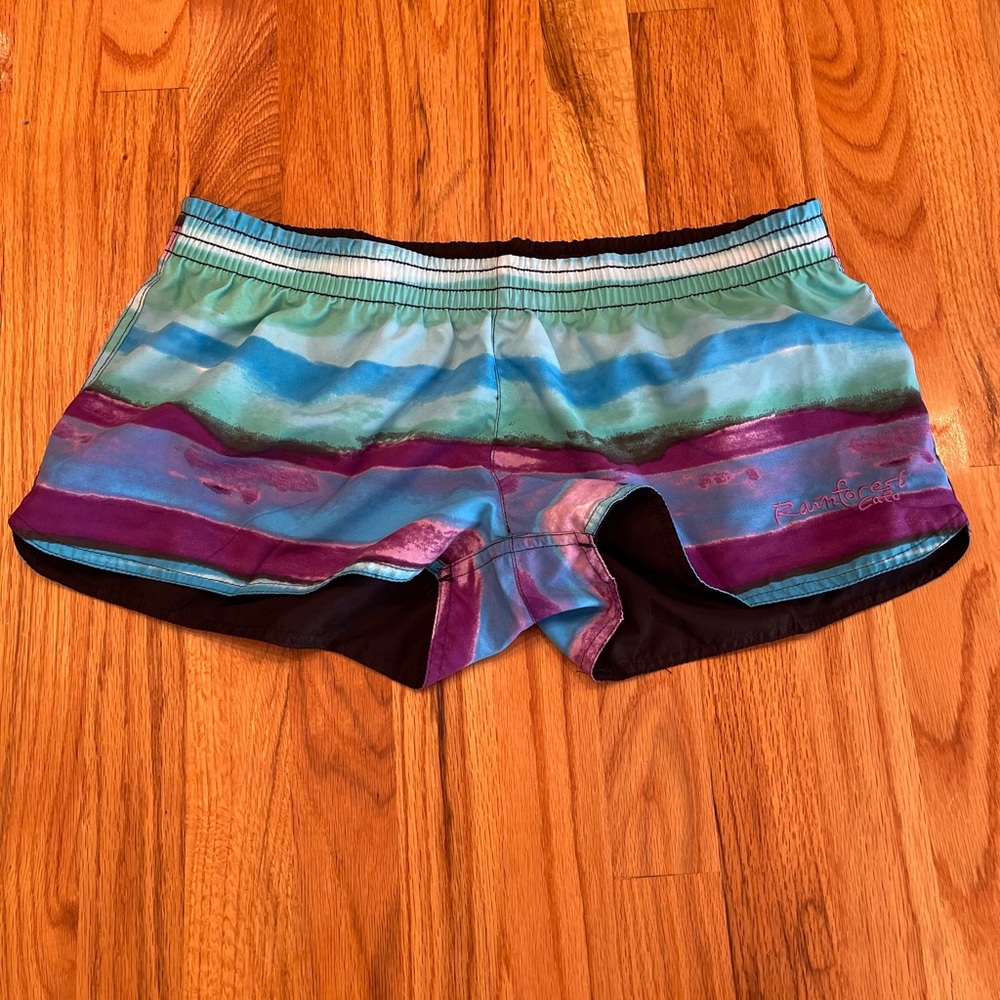 💜 5 for $25 or for $18 reversible Rainforest cafe pull on shorts